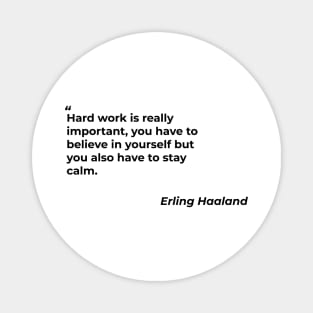 Quotes from Erling Haaland Magnet